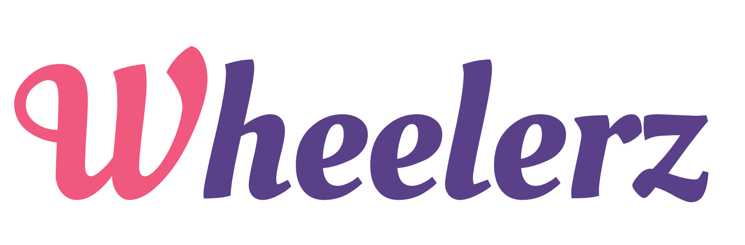 Wheelerz the pink and purple logo for Wheelerz. Wheelerz has a Z instead of an S.